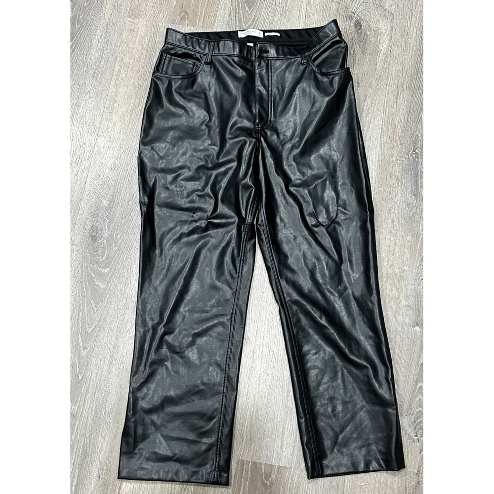 Abercrombie & Fitch Pants Women's 33/16 Vegan Leather 90s Ultra High Rise Pants
